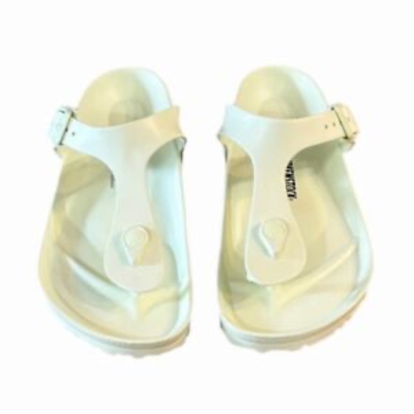 Birkenstock Gizeh Essentials EVA Womens Green Thong Sandals Size 9 Adjustable - Picture 2 of 9